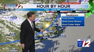 WPRI 12 weather forecast 12/3/25 bitter cold Thu. night into Friday