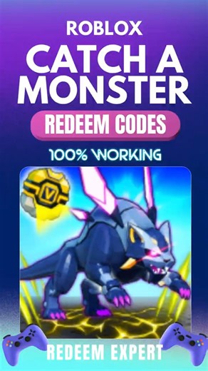 Roblox Catch a Monster Codes Today ⚡ Free Pets!