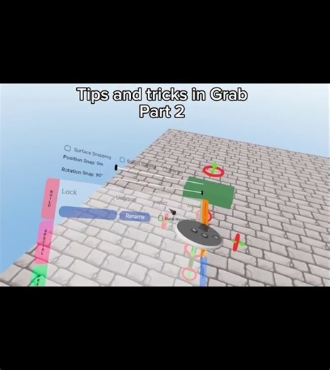 Tips and tricks in Grab Vr part 2 #roblox #grab #vr #grabvr #gorillatagquest #gaming