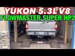 2002 GMC Yukon 5.3L V8 EXHAUST w/ FLOWMASTER SUPER HP2!