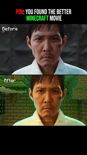 The Minecraft Movie We Deserved 🔥 #squidgame #minecraft #minecraftmovie