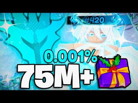 Spending 75 Million Presents For The 0.001% SERIALIZED Rukia In Anime Vanguards!