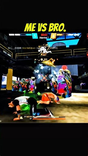 Me vs Bro☠️ 1vs1 custom gameplay #freefire #freefire max