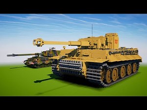 Minecraft Military Tank Builds Aurvandil Showcase