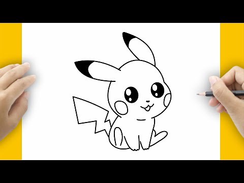 HOW TO DRAW BABY PIKACHU