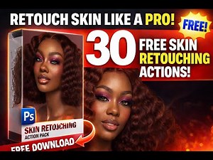 30 PRO Skin Retouching Actions | FREE DOWNLOAD | Photoshop
