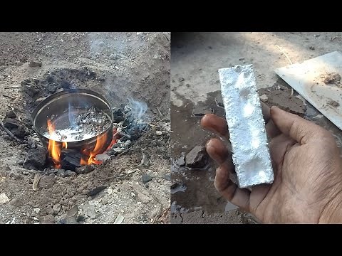 How to melt aluminium metal at home || how to melt aluminium without furnace || aluminium casting