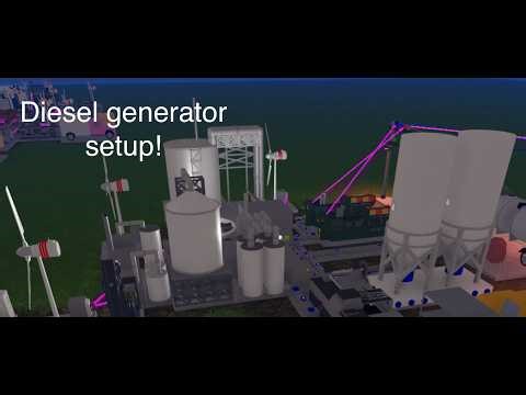 Simple diesel generator setup: Industrialist
