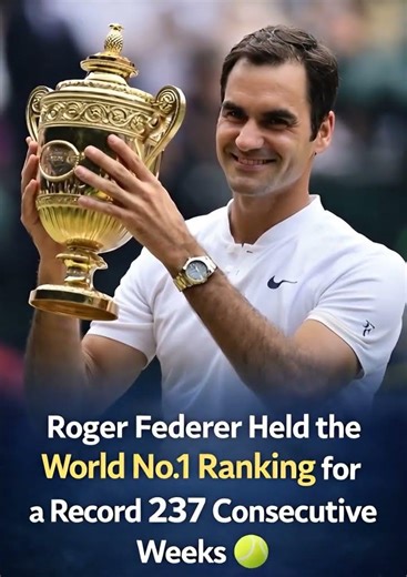Federer’s Record 237 Weeks as World No.1