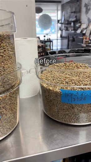 From green beans to rich brown tones! ✨🙌🏻 Roasting is where the magic happens. Turning raw beans into the delicious, aromatic fuel that starts your day! Visit us or shop online: 📍990 Rayford Rd ste 110 Spring, Tx 77386 📞 346 - 382 - 8213 🔗 Link in out bio to shop online ➡️ #jovicoffeeroasters #specialtycoffee #coffeeroasters #freshlyroasted #coffee | JoVi Coffee Roaster