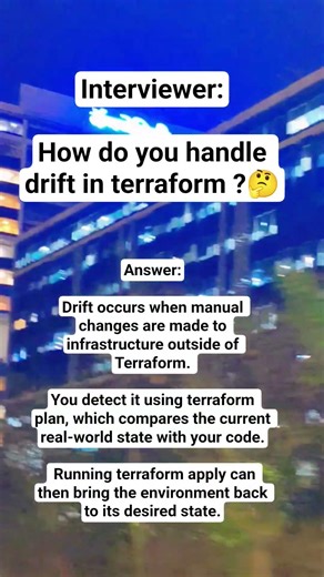 terraform interview questions🤔#terraform #devops #interview #aws #kubernetes #docker#git #hashicorp
