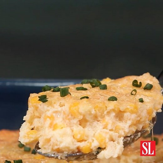 It's just not a Southern potluck without at least one batch of corn pudding, y'all! Get Tee's famous recipe: https://trib.al/FMAQBNy | Southern Living