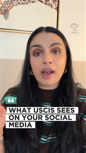Abhisha Parikh | 🚨 Social Media Can Delay Your Green Card 🚨 USCIS expanded social media screening in March 2025, and officers do review what you post. Here... | Instagram