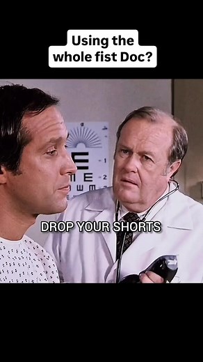 YOU USING THE WHOLE FIST DOC!? "Fletch" is a 1985 comedy film starring Chevy Chase as Irwin M. Fletcher, a wisecracking investigative reporter who goes undercover to uncover a drug-smuggling operation while navigating a series of absurd and dangerous situations. #movie #comedy #funny #reels #fyp #satire #parody #film #cinema #reels #fyp #virals | Kamilla Nov
