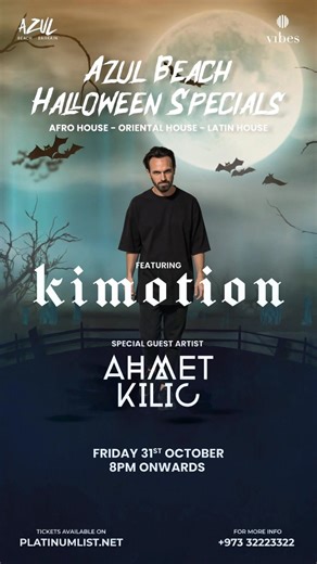 31.10.2025 Azul Beach, Bahrain 🇧🇭 @Vibes #halloweenparty | DJ AHMET KILIC