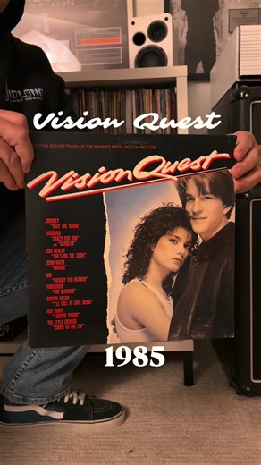 Sam Segovia | Vinyl | hi-fi on Instagram: "Vision Quest (1985) soundtrack—hands down a Top 5 movie soundtrack of all time, and easily the greatest wrestling movie ever made. I used to watch this to get myself hyped when I was on my Junior High wrestling team. I went 2–0 before getting kicked off for bad grades. Sure, both wins were by default because no one else was in my weight class, but let’s not get bogged down in the details. My wrestling career remains undefeated, and that’s what matters.
