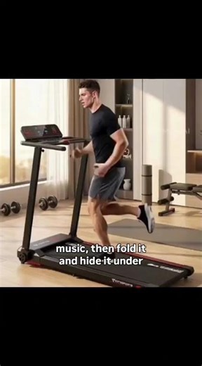 Foldable Treadmill 12 kmh 2026 – Perfect for Home Office & Small Spaces #aigenerated