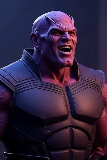 Jab Thanos ne di Jungle ke Sher ko Chunauti! 🔥 AI Animation #Shorts #Thanos