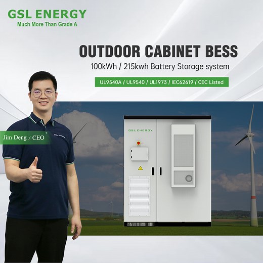 [Hot Item] Gsl Energy Bess Solar Battery Energy Storage System Cess Battery Storage System
