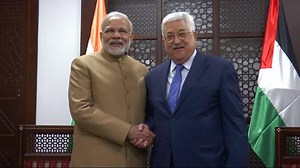 Abbas seeks India’s support in future Israeli-Palestinian talks