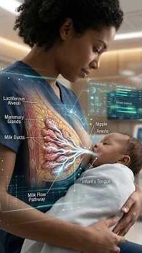 How Does Breast Milk Form? Amazing Science Inside a Mother’s Body #AI #shorts
