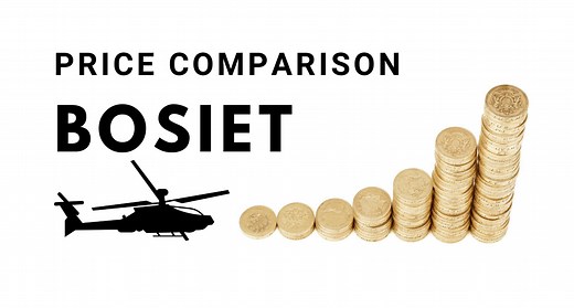 BOSIET, MIST and OGUK price compare | Offshore Information