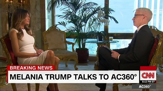 In an exclusive interview with Anderson Cooper, Melania Trump says she doesn’t think the behavior Donald J. Trump described on the recently surfaced 2005 tape is sexual assault. http://cnn.it/2djkzqG | CNN