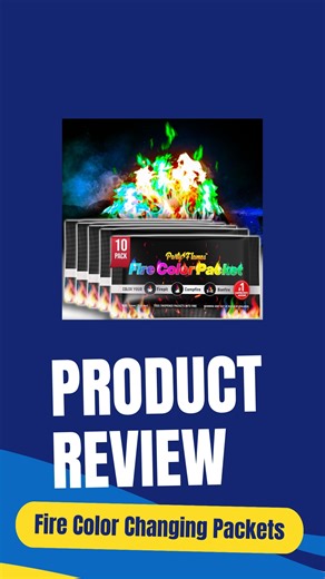 Watch Demo of the Party Flames Fire Color Changing Packets  on Amazon Live