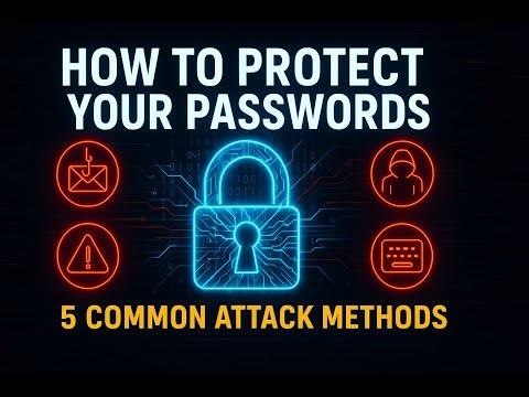How Hackers Steal Passwords 🔓 | 5 Common Attack Methods Explained (Beginner Friendly)