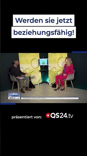 Werden sie jetzt beziehungsfähig! | QS24 - Gesundheitsfernsehen | #shorts
