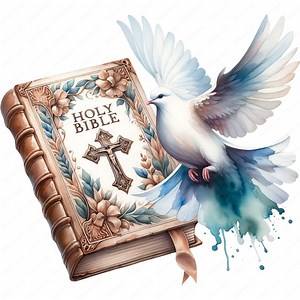 Bible Clipart | Religious Illustrations, Dove Art (digital Prints) - Etsy
