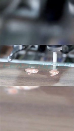 Automatic gantry loading and unloading door lock milling production line. #machine #cncmill