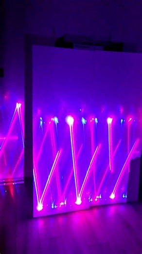 video of LaserShowGen software and Helios DAC blasting lasers