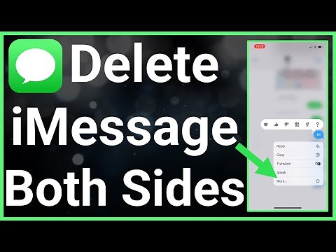 Can You Delete iMessages From Both Sides?