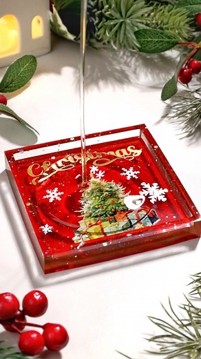 Got leftover Christmas decorations every year and no idea what to do with them? Here’s a cute DIY idea - turn those extra ribbons, tinsel, ornaments, and little holiday bits into beautiful resin coasters using our beginner-friendly Coaster Epoxy Resin Kit. ✨ Instead of throwing them away, preserve the memories in resin. 👉Use code COASTERKIT for 10% off now. 🔗 Official Site: https://letsresin.com/CAIKF ----- 🎁Members earn points 👆 ——-- 🔗 Amazon: https://amzn.to/3WFxsib #letsresin #resincraft