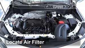 How to Change Engine Air Filter: 2021 Buick Encore GX Essence 1.3L 3 Cyl. Turbo