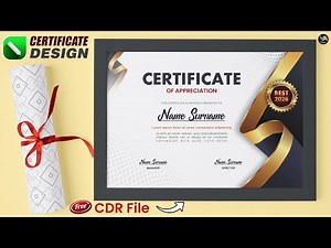 Professional Certificate Design in CorelDRAW | Easy Certificate Design Tutorial 2026 #coreldraw