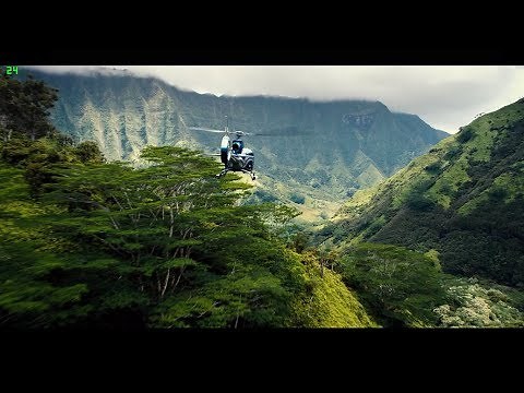 Jurassic World (2015) Masrani arrives | Helicopter scene HD
