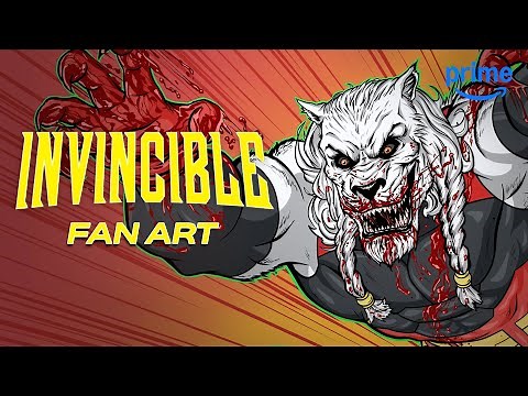 Drawing Invincible Fan Art with Deegan Puchkors | Invincible | Prime Video