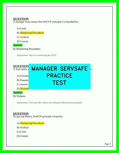 Ultimate ServSafe Manager Practice Test 2026 Real Exam Questions Answered
