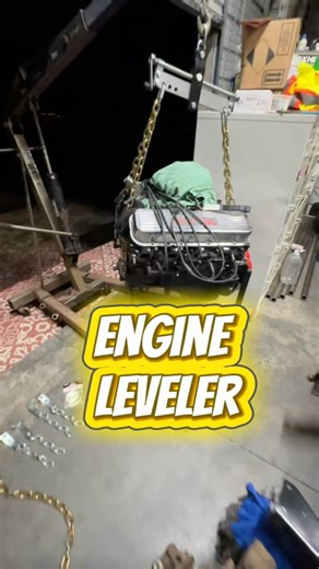 1500 lbs engine leveler helps on engine angle when installing and removing the heart of your build.