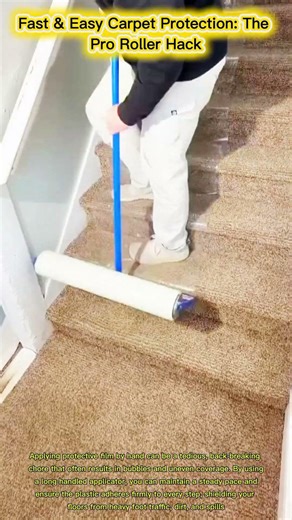 Fast & Easy Carpet Protection: The Pro Roller Hack
