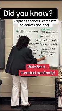 What do you know about hyphens? It’s a one-of-a-kind lesson. 😜