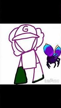 flower boy as a gorilla tag character - art-tober day 4 #inktoberchallenge #flowerboy