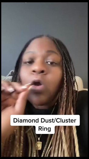 Sparkle with Cluster Diamond Rings and Diamond Dust