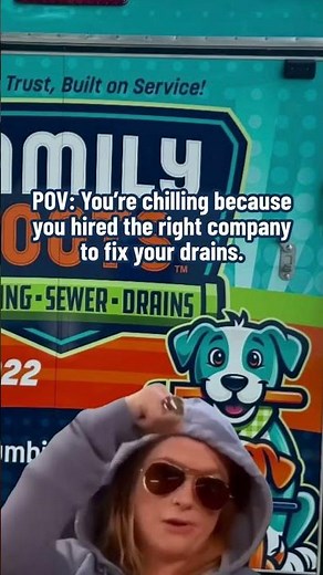 Drain Fixed. Stress Gone | Family Roots Plumbing #FamilyRootsPlumbing