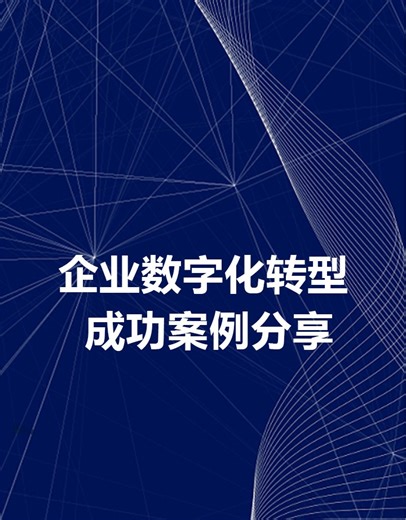 企业数字化转型成功案例分享
