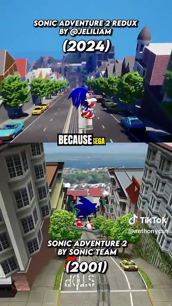Sonic Adventure 2 vs. Sonic Adventure 2 Remake Comparison