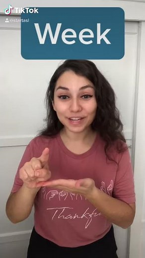 Days of the Week in American Sign Language (Part 2)