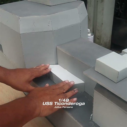 Building RC Warship with foam board that shoots missiles